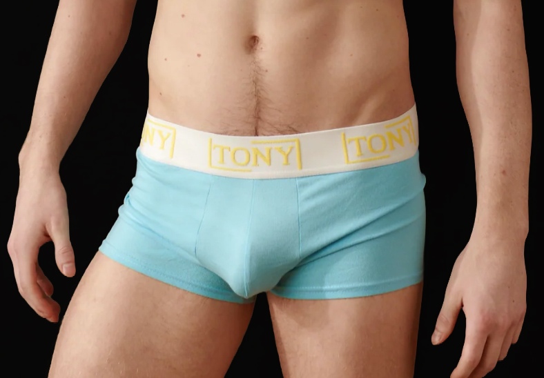 Golden Boys Trunk — Baby Blue